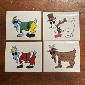 GOAT December 2022 Online Order Stickers